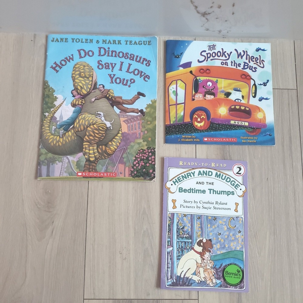 Scholastic Book Bundle Read Aloud Kids Picture Preschool Kindergarten Ages 4-7